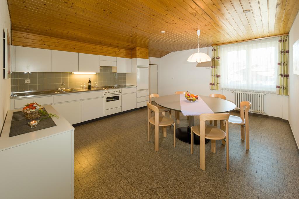 Postgebaeude Apartment Grachen Luaran gambar
